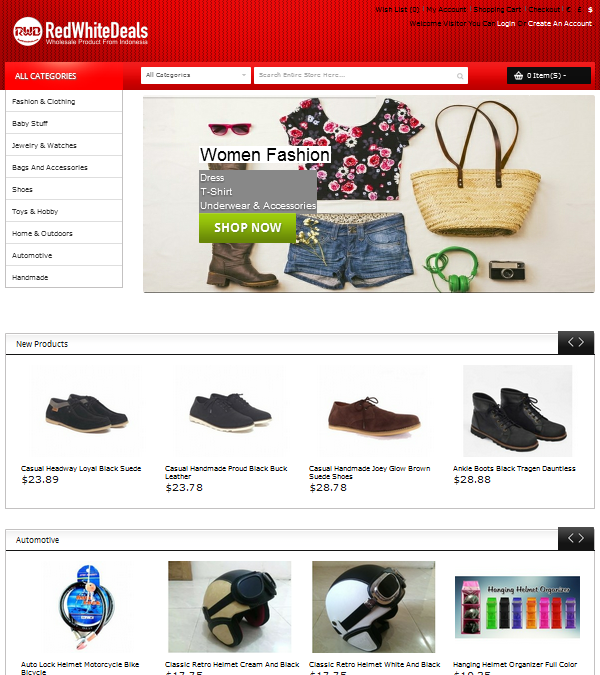 Website Penjualan ke Luar Negri | RedWhiteDeals.com