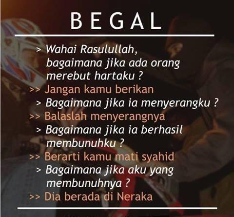 Janji Rosulullah S.A.W tentang BEGAL yang akan merampas Harta kita [Muslim, Come In!]