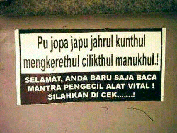 Hati Hati Gan..Jangan Di BACA