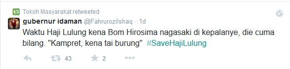 &#91;TRENDING TOPIC&#93; Kumpulan Twit Bully Haji Lulung !!