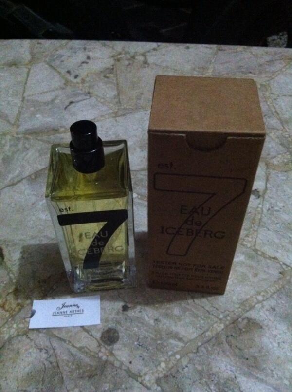 Parfum ICEBERG Eau de Iceberg 74 100ml ORIGINAL TESTER
