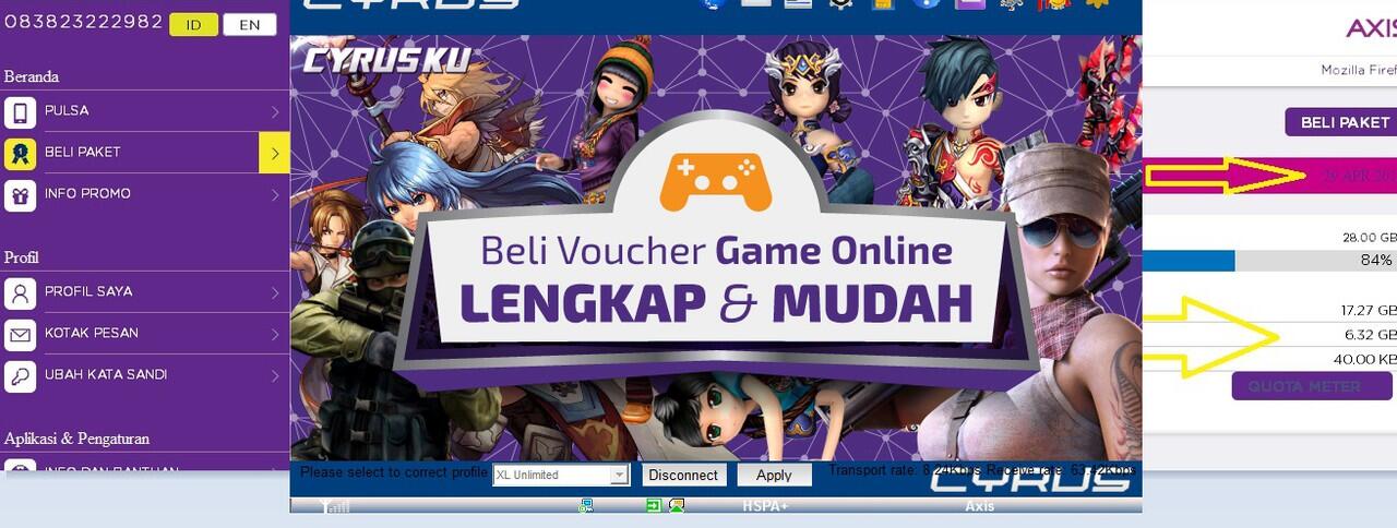 Axis XL Ngak Jelas, Sinyal Full HSPA+ Koneksi Lemoot Abis