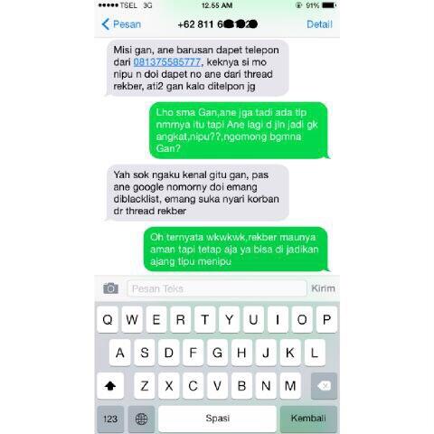 Kasihan Abang Penipu Ini Niatnya Mau Nipu Malah Ane Kerjain..