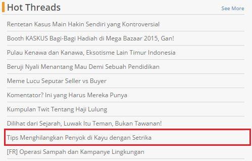 &#91;Tips&#93; Menghilangkan Penyok dari Kayu dengan Setrika