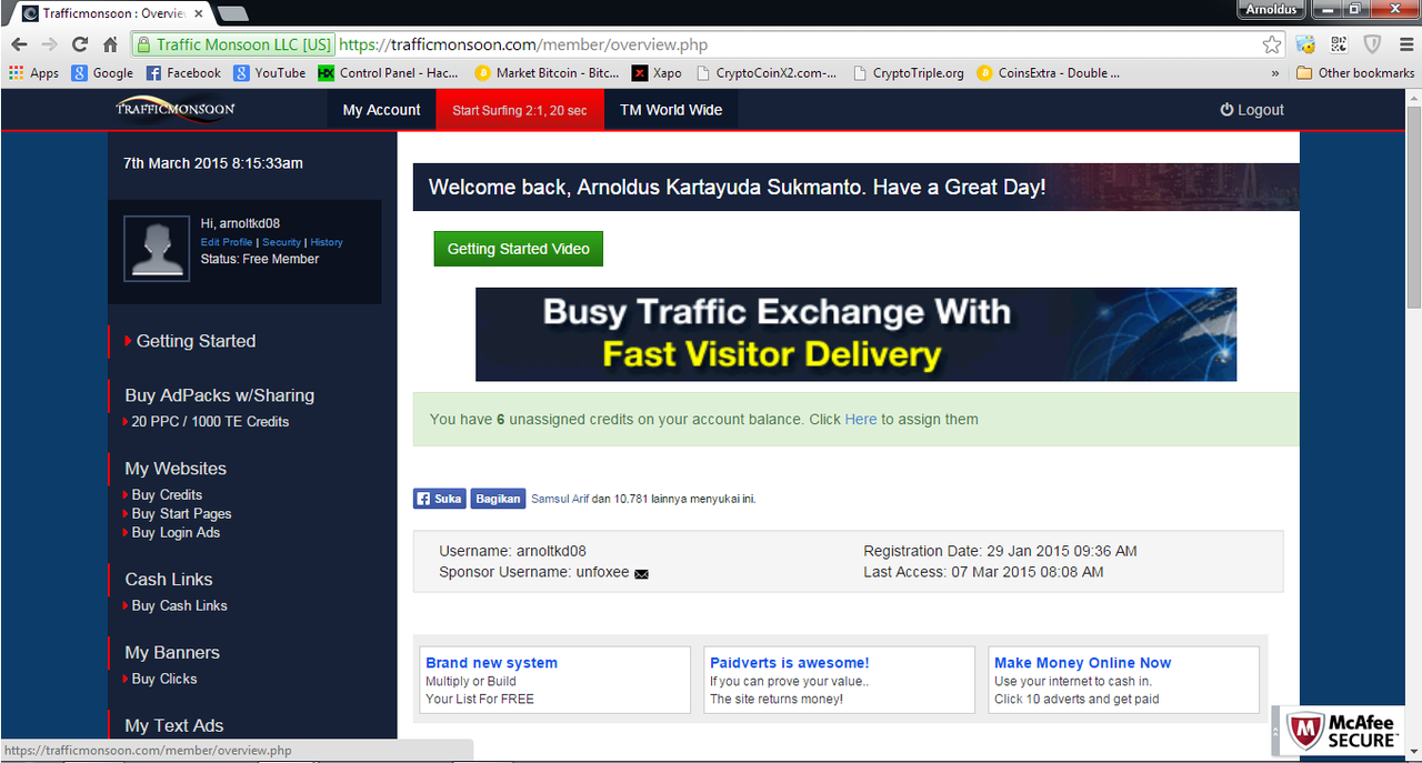 Dapatkan $300 USD per bulan!!