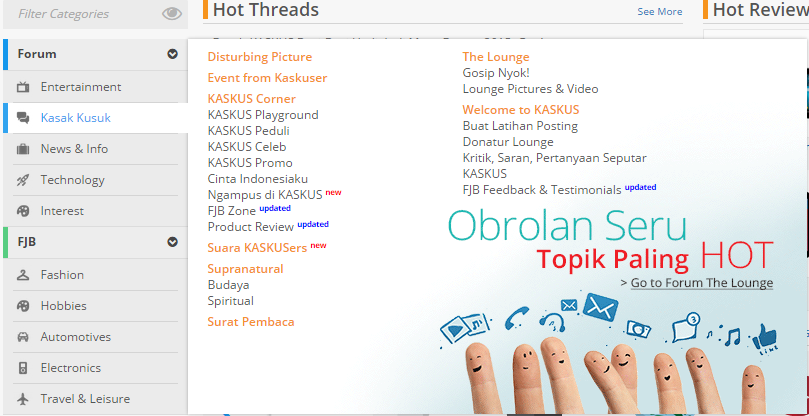 Beberapa bug kaskus setelah update tampilan
