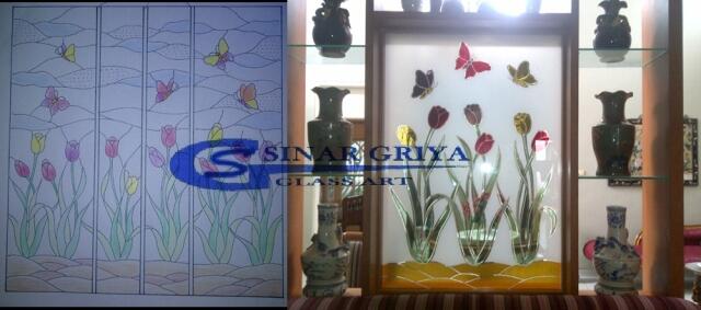 BISNIS Interior Eksterior KACA PATRI , KACA INLAY , KACA GRAVIR , Sinar Griya