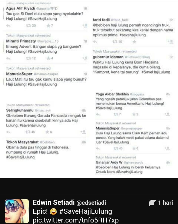 #SAVEHAJILULUNG