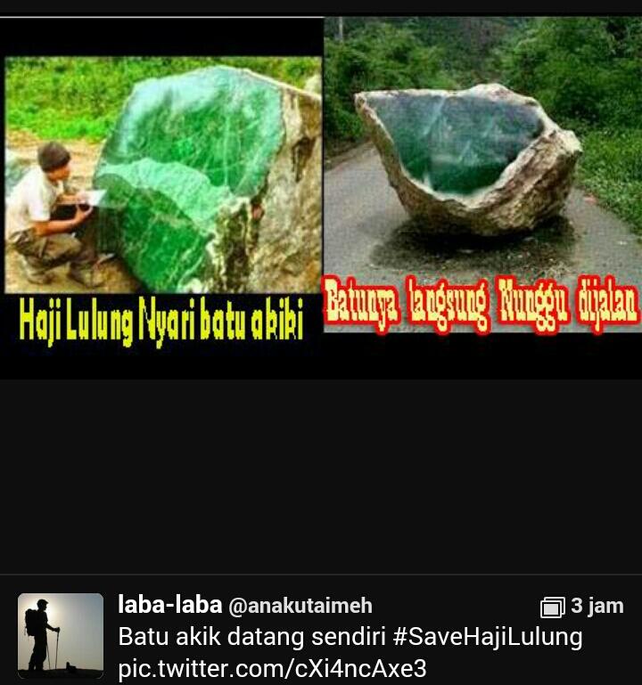 #SAVEHAJILULUNG