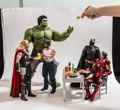 Potret Superhero Edisi Genit, Fotografer Indonesia Hebohkan Hollywood