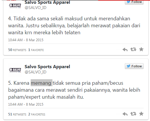 Suruh Wanita Mencuci, Sponsor Jersey Pusamania Hebohkan Publik Internasional