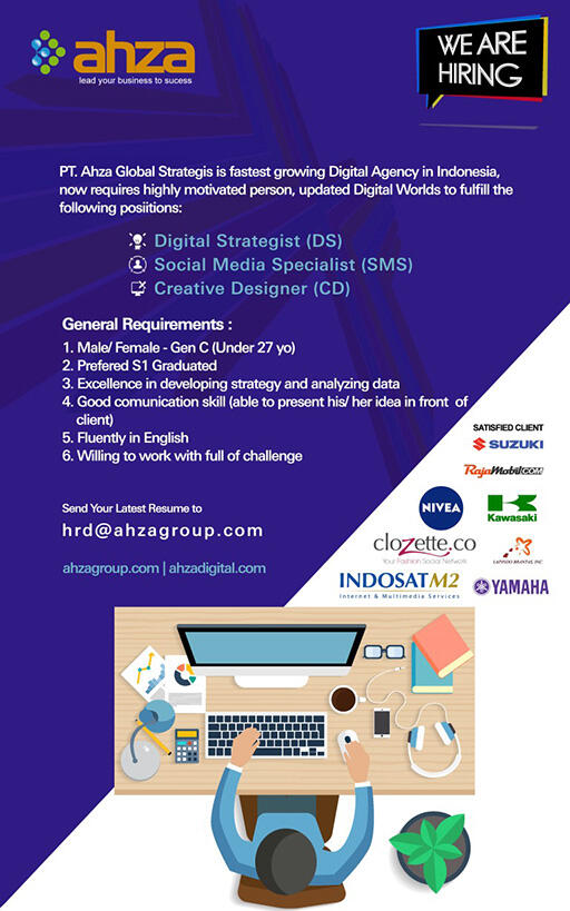 Loker di Digital Agency, masuk gan...