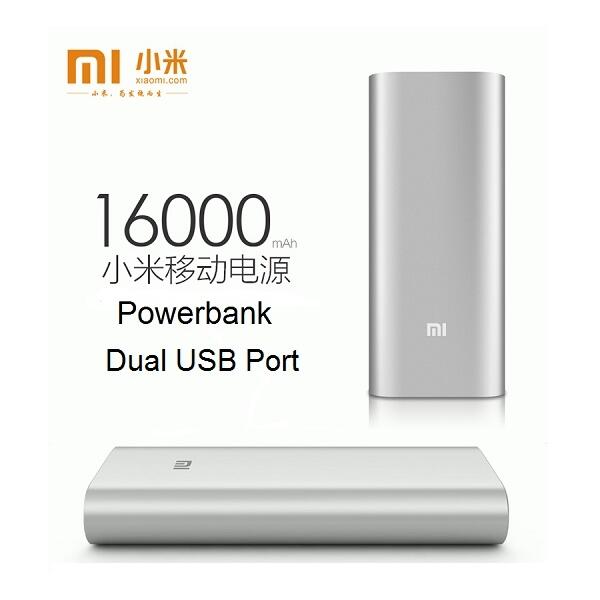 POWERBANK XIAOMI ORIGINAL 100% 5.000 MAH, 16.000 MAH & SILIKON POWER BANK XIAO MI
