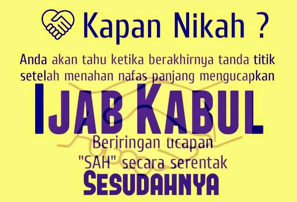 Pertanyaan &quot;KAPAN NIKAH &quot; sering mumbuat kita &quot;DIlema&quot;