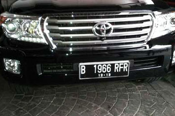 plat nomor yang jarang diketahui masyarakat