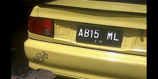 plat nomor yang jarang diketahui masyarakat