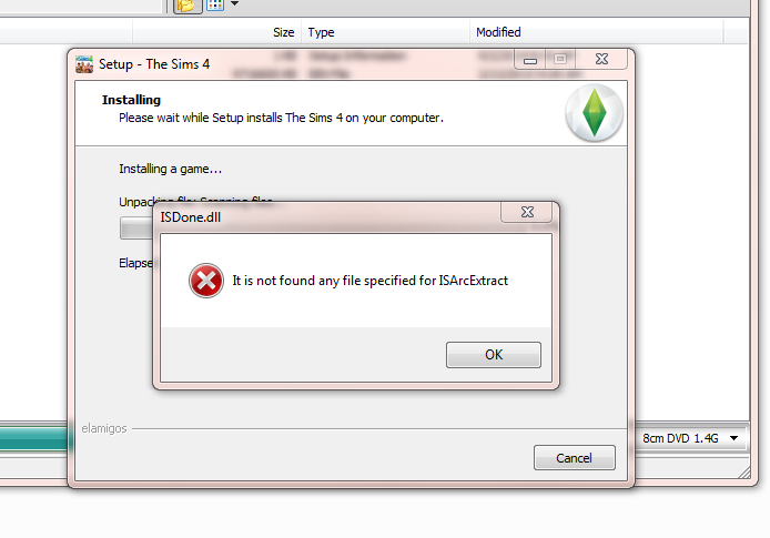 Isarcextract файл игра. Ошибка ISARCEXTRACT при установке игры SIMS 4. Не найдено ни одного файла ISARCEXTRACT SIMS 4.
