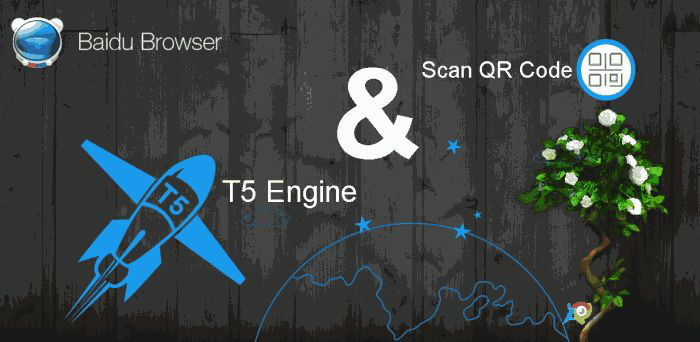 Browsing di Baidu Browser dengan fitur T5 engine dan QR code