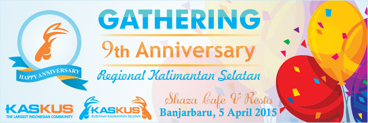 &#91;Undangan&#93; Gathering Ulang Tahun Regional Kalsel ke-9