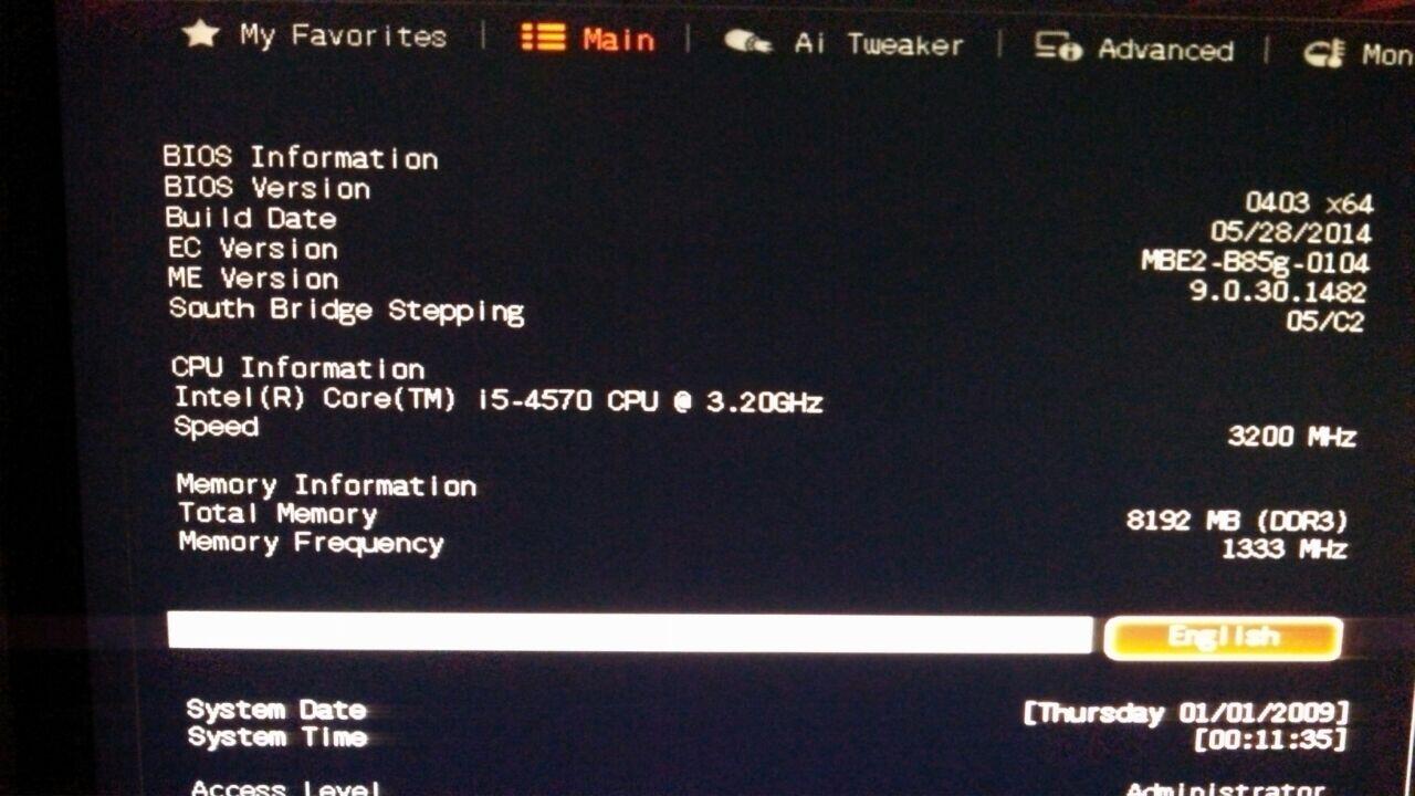 The current BIOS setting do not fully support the Boot device.