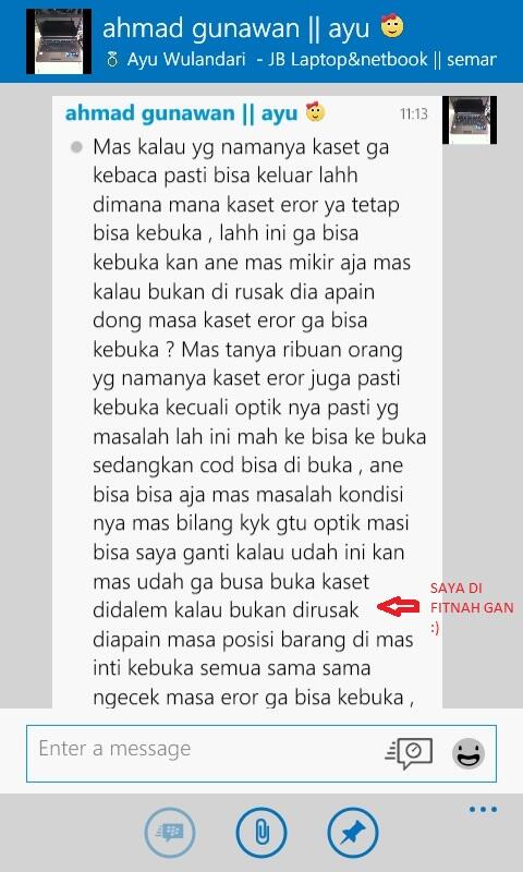 Surat Terbuka Untuk AHMAD GUNAWAN di KARANG TENGAH, TANGERANG