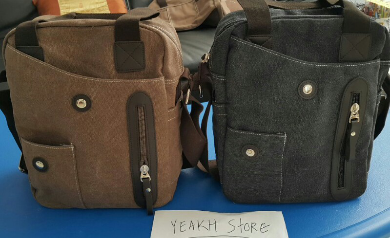 Jual Jual tas  selempang  pria  impor korean syle kanvas 