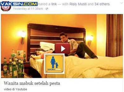 (peringatan buat agan semua) video gadis mabuk di facebook isinya virus/malware