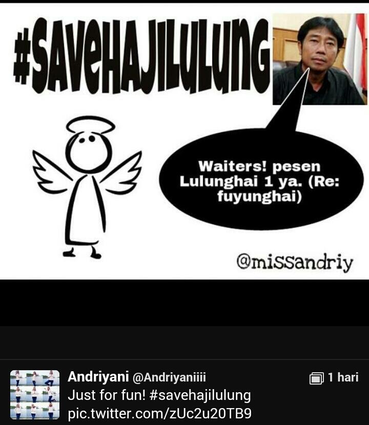 #SAVEHAJILULUNG