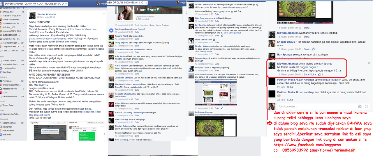 WASPADA REKBER PENIPU!