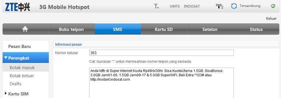Isi/Inject Pulsa Paket Internet INDOSAT 11GB