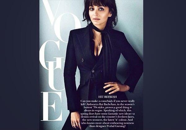 10 Pose Seksi Aishwarya Rai di Majalah Vogue
