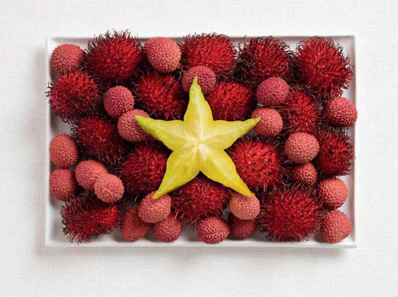 INI DIA GAN 18 NEGARA YANG DI ILUSTRASIKAN DENGAN MAKANAN