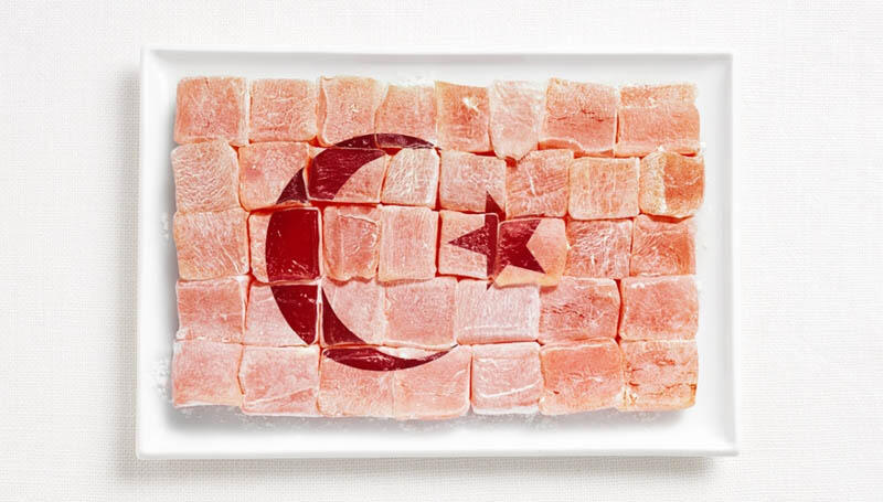 INI DIA GAN 18 NEGARA YANG DI ILUSTRASIKAN DENGAN MAKANAN