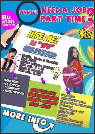 SPG/FRONTLINER PARTTIME RUMAH WARNA YOGYAKARTA