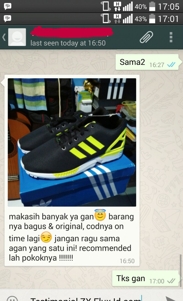SEPATU SNEAKERS ADIDAS ZX FLUX ORIGINAL BNIB STOCK TERBATAS
