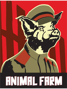 Animal Farm, Sampul Buku Ini Banyak Banget Versinya. Hati-hati.. Hrrrrrr..