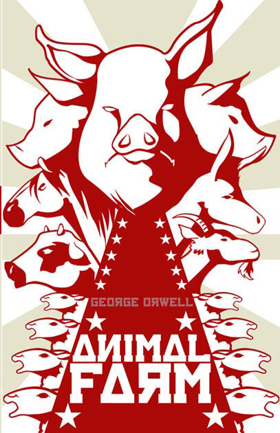 Animal Farm, Sampul Buku Ini Banyak Banget Versinya. Hati-hati.. Hrrrrrr..