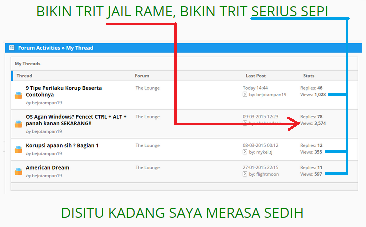 Trit Jail Rame, Trit Serius Sepi