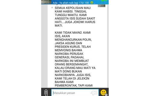 Aksi ISIS Makin Menggila, Ancam Mati Presiden Jokowi Lewat SMS