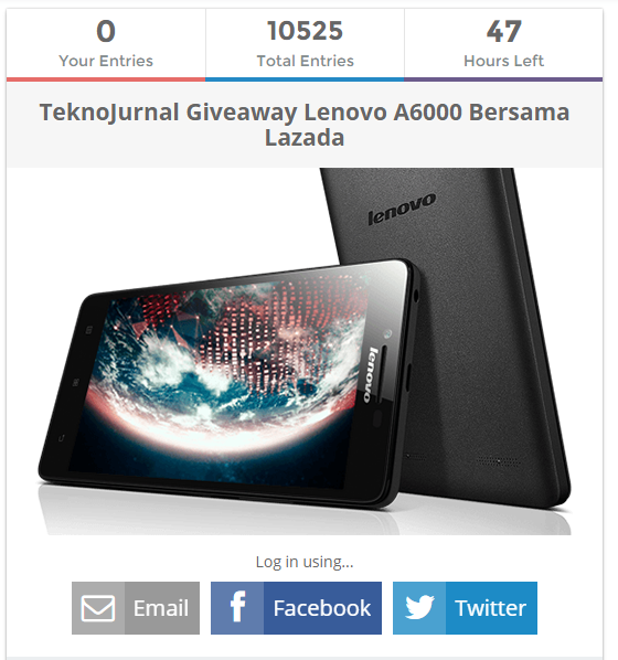 &#91;GIVEAWAY&#93; TeknoJurnal Bersama Lazada Bagi-Bagi Android Gratis