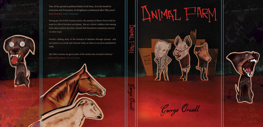 Animal Farm, Sampul Buku Ini Banyak Banget Versinya. Hati-hati.. Hrrrrrr..