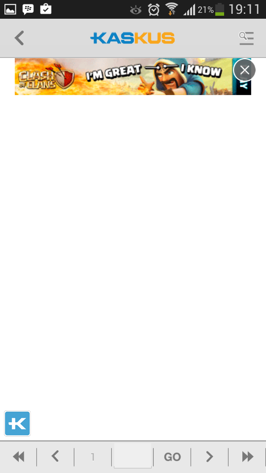 &#91;bug?&#93;blank page,page nyantol,my post gak muncul di kaskus android