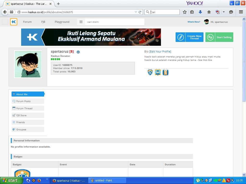 Mengapa webpage profile page tidak auto adjust resolution?