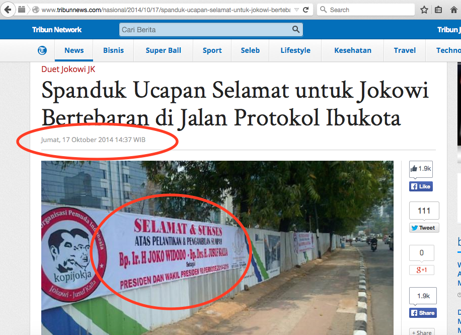 &#91;ngeriiii berapa banyak nih yang ketipu&#93; Spanduk 'Rakyat Tertipu Jokowi' Beredar
