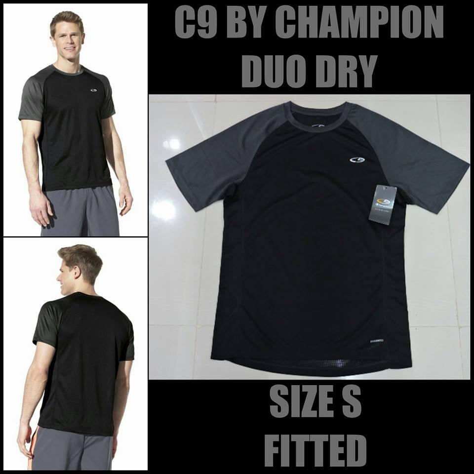 pakaian olah raga original "C9 BY CHAMPION,REEBOK,UNDER ARMOUR CHARGED COTTON