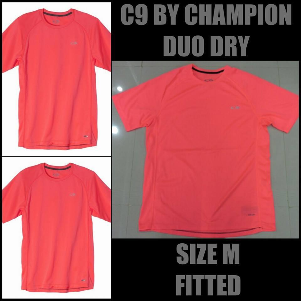 pakaian olah raga original "C9 BY CHAMPION,REEBOK,UNDER ARMOUR CHARGED COTTON