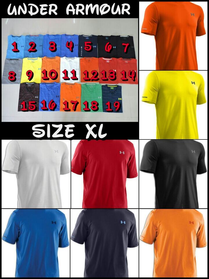 pakaian olah raga original "C9 BY CHAMPION,REEBOK,UNDER ARMOUR CHARGED COTTON