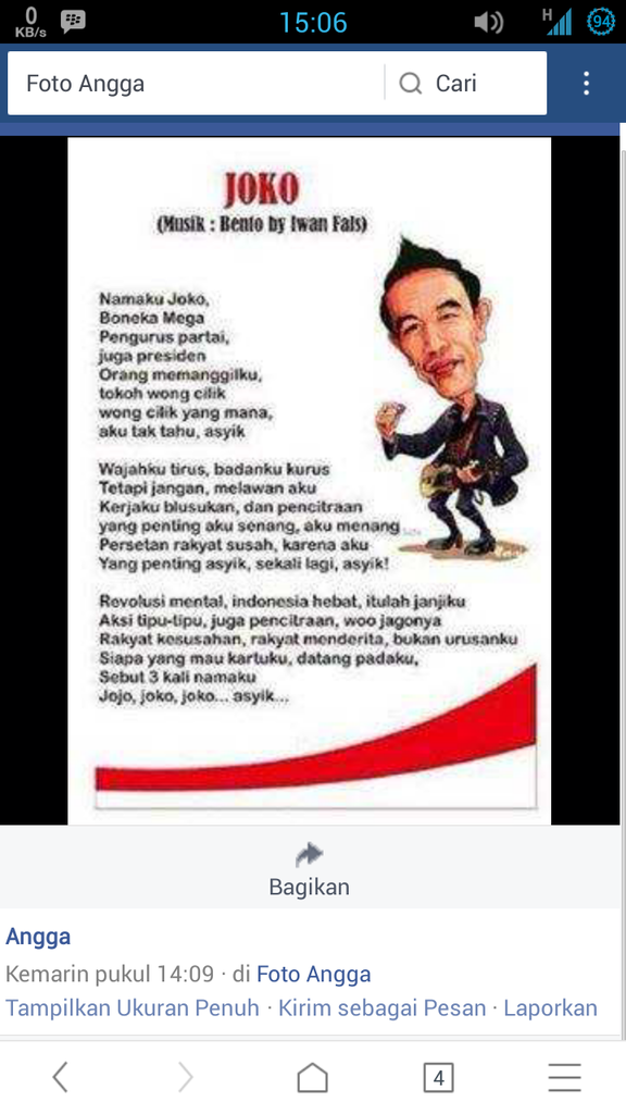 mungkin dia mencari masalah