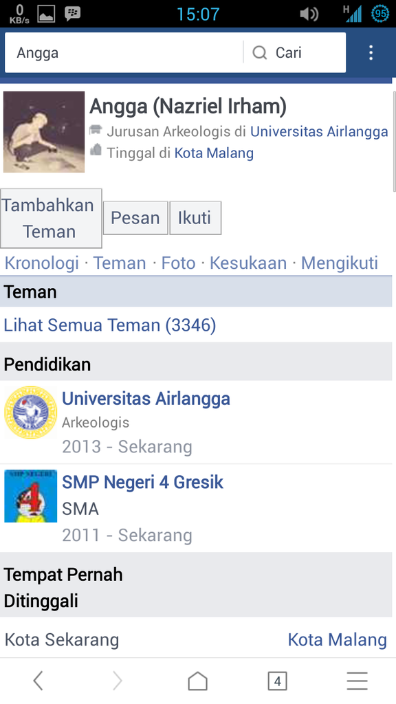 mungkin dia mencari masalah