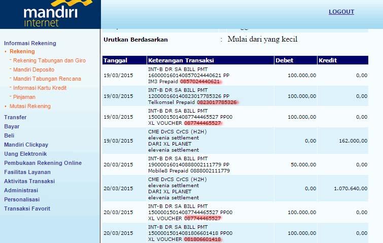 NO. REK. BRI 093401004593503 ALFINA MAULINE , NO HP 087744465527 PENIPU
